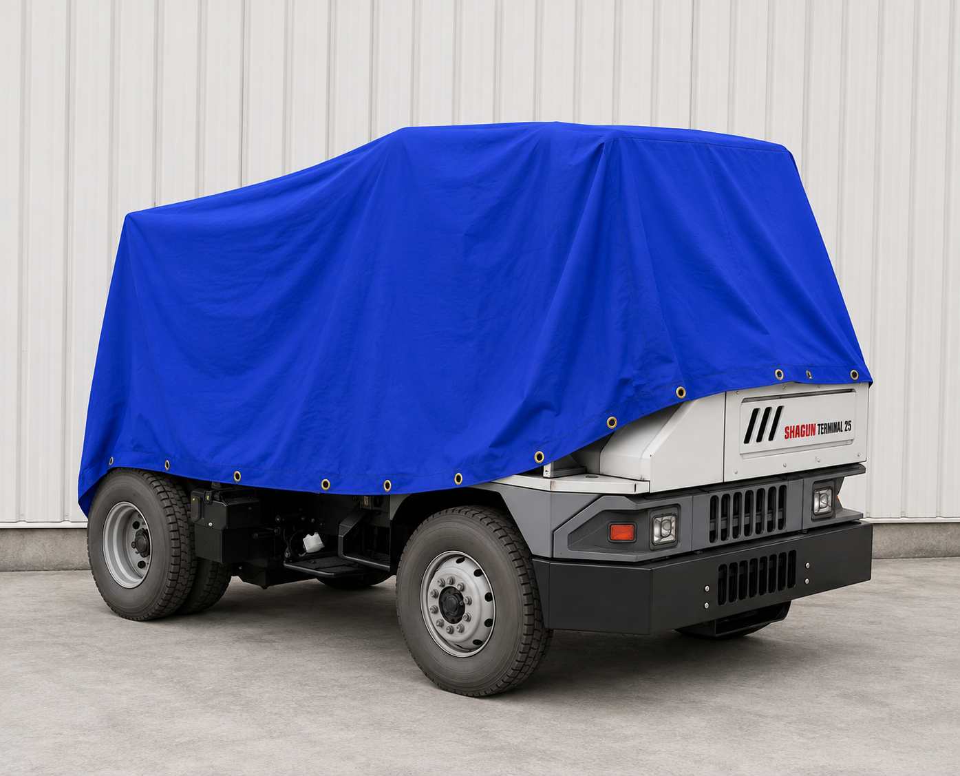 Custom Heavy-Duty Yard Spotter & Terminal Tractor Cover | Custom-Fit Industrial Vehicle Shield
